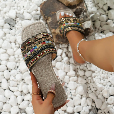 Indira™|Boho slippers