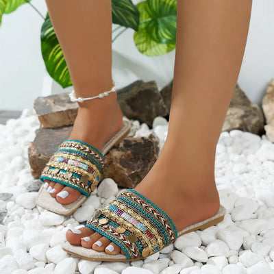 Indira™|Boho slippers