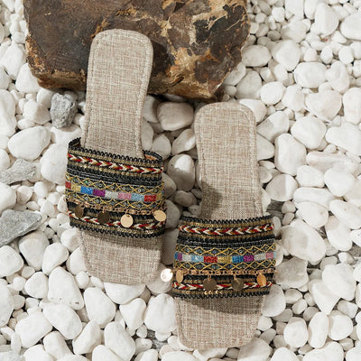 Indira™|Boho slippers